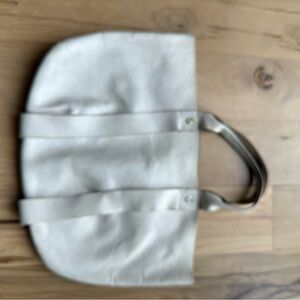 Clare V. White Leather tote bag